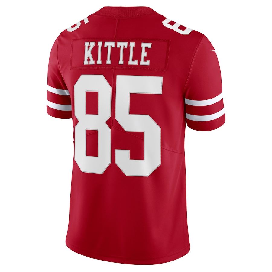 Men’s San Francisco 49ers George Kittle Scarlet 75th Anniversary ...